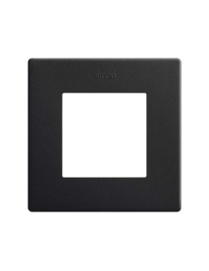Marco 1 Elemento Negro Mate Estética Icon Simon 270 27000610-098 - 1