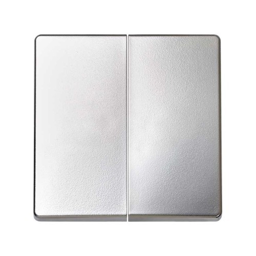 Tecla Doble Conmutador de Cruce Aluminio Mate 8202026-033 Simon 82 - 1