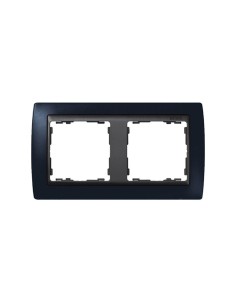 Marco 2 Elementos Grafito Oscuro 82822-32 Simon 82 - 1