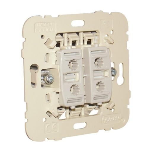 Doble Pulsador Conmutador Efapel 10AX 21159 Mec 21 - 1