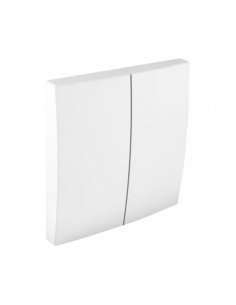 Tecla Doble Blanco Interruptor Conmutador 90611T BR Logus 90 Efapel - 1