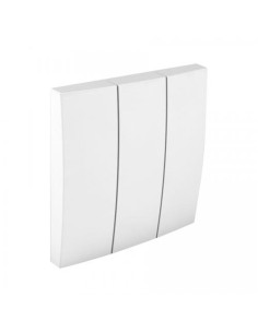 Tecla Triple Blanco Interruptor 90661T BR Logus 90 Efapel - 1
