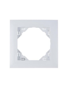 Marco 1 Elemento Simple Blanco Efapel 90910T BR Logus 90 - 1