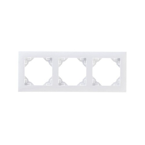 Marco Blanco 3 Mecanismos Efapel 90930T BR Logus 90 - 1