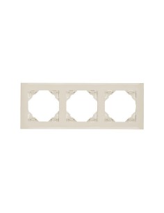 Marco Triple Mecanismos Marfil Efapel 90930T MF Logus 90 - 1