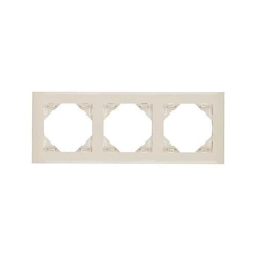 Marco Triple Mecanismos Marfil Efapel 90930T MF Logus 90 - 1