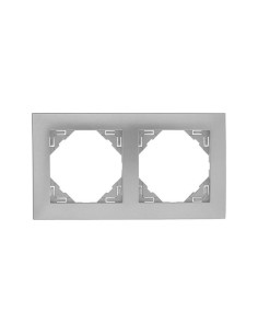 Marco 2 Módulos Aluminio Efapel 90920T AL Logus 90 - 1