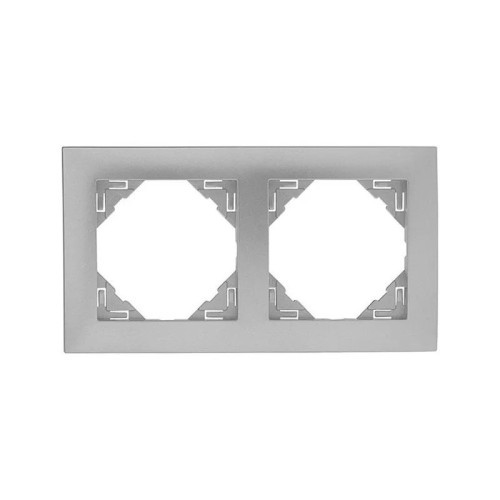 Marco 2 Módulos Aluminio Efapel 90920T AL Logus 90 - 1