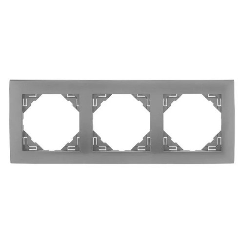 Marco 3 Elementos Aluminio Efapel 90930T AL Logus 90 - 1