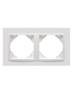 Marco 2 Elementos Blanco Efapel Logus 90 90920T BB Animato - 1