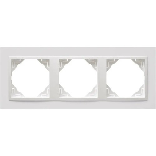 Marco 3 Elementos Blanco Animato Efapel Logus 90 90930T BB - 1