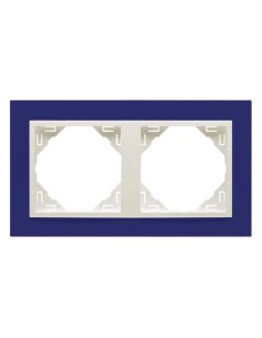 Marco 2 Elementos Azul Animato Efapel Logus 90 90920T ZG - 1