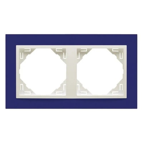 Marco 2 Elementos Azul Animato Efapel Logus 90 90920T ZG - 1