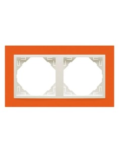 Marco Naranja 2 Elementos Animato Efapel Logus 90 90920T JG - 1