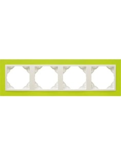 Marco 4 Elementos Verde Efapel Logus 9090940T DG Animato - 1