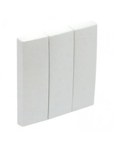 Tecla Triple Hielo Interruptor Efapel Logus 90 90661T GE - 1