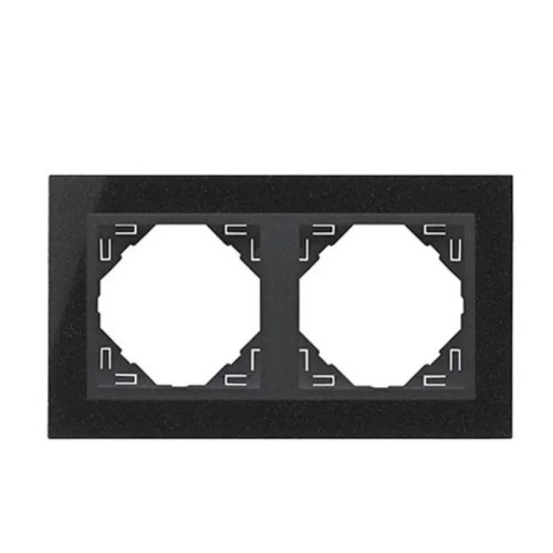 Marco Negro 2 Mecanismos 90920T RR Animato Logus 90 Efapel  - 1