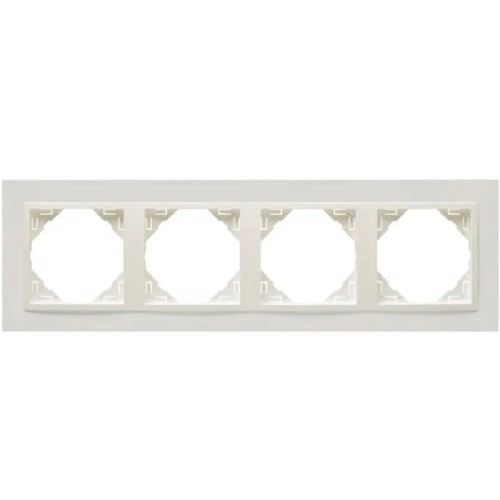 Marco Cuádruple Hielo 4 Elementos Logus 90 Animato 90940T EE Efapel - 1