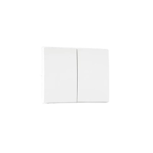 Tecla Doble Conmutador de Cruce Blanco Sirius 70 70614T BR Efapel  - 1