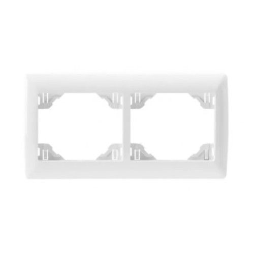 Marco 2 Elementos Blanco Efapel Sirius 70 70921T BR