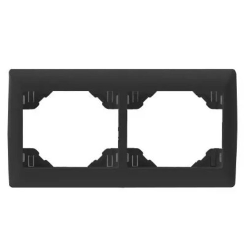 Doble Marco Antracita 2 Elementos Efapel Sirius 70 70921T AT - 1