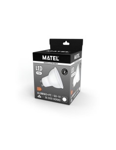 Bombilla LED GU10 6W 600 lm 120º Matel - 1 2