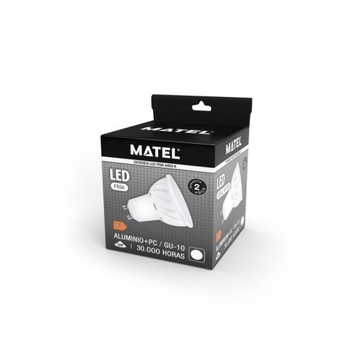 Bombilla LED GU10 Aluminio fundido 8W 800 lm Matel - 2 Bombilla LED GU10 Aluminio fundido 8W 800 lm Matel - 2