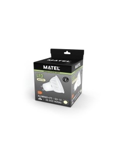 Bombilla Estándar Dicroica LED GU10 Aluminio Fundido 10W Matel - 1 2