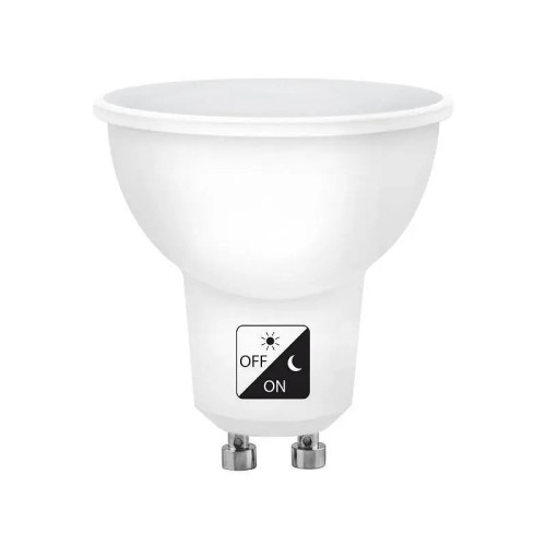 Bombilla LED GU10 Matel Sensor Crepuscular 5W - 1