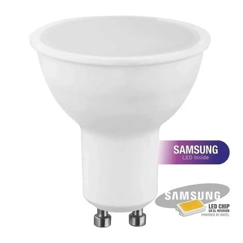 Bombilla Dicroica LED GU10 120º 5W Chip Samsung Matel  - 1