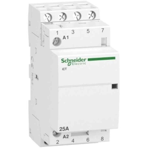 Contactor Eléctrico Schneider A9C20834 Modular ICT 25A 4NA - 1