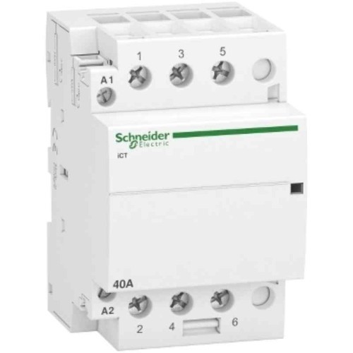 Contactor Schneider A9C20843 Modular ICT 40A 3 Polos 3NA - 1
