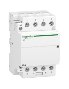 Contactor Modular ICT Schneider 40A 4 Polos 4NA A9C20844 - 1