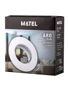 Aro Downlight Empotrable Circular Blanco para GU10 Corte Ø55mm - 1 2