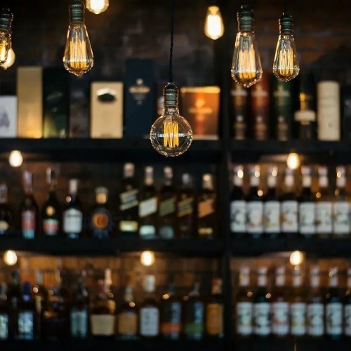 Bombilla LED E14 Filamento Esférica Vintage 4W G45 - 4