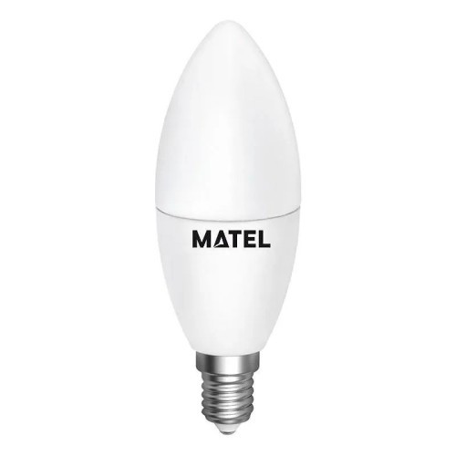 Bombilla LED E14 Vela Regulable 7W C37 Matel - 1 Bombilla LED E14 Vela Regulable 7W C37 Matel - 1