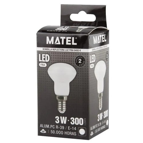 Bombilla LED Reflectora E14 R50 6W 120º Matel - 3