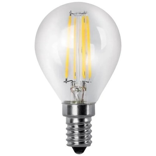 Bombilla Filamento LED E14 4W G45 Clara Matel - 1 Bombilla Filamento LED E14 4W G45 Clara Matel - 1