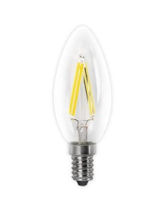 Bombilla Filamento LED E14 C37 Clara 4W - 1