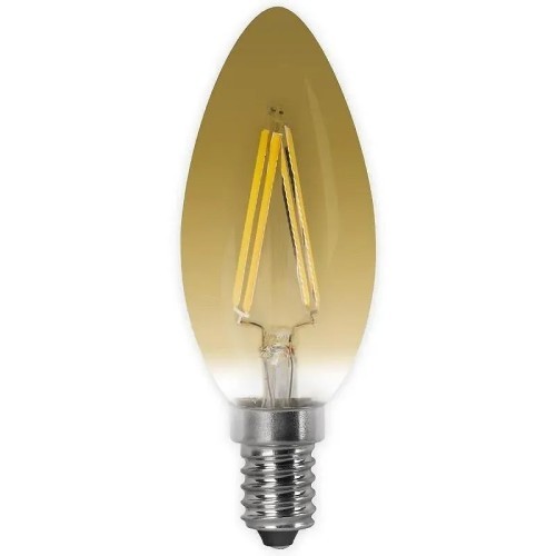 Bombilla LED E14 Filamento Vela Vintage 4W 400 lm - 1