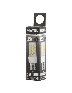 Bombilla LED E14 Tubular Matel 5W 360º - 1 2