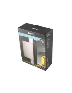 Aplique LED Exterior Inoxidable Liso E27 IP44 Matel - 1 2