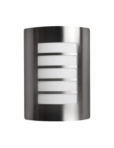Aplique de Pared Exterior Ranurado Inoxidable Matel E27 IP44 - 1