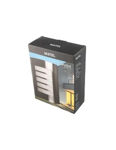 Aplique de Pared Exterior Ranurado Inoxidable Matel E27 IP44 - 1 2
