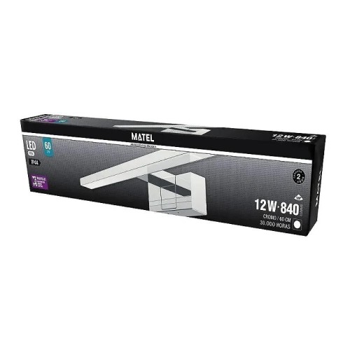 Aplique LED Espejo Cromado 600MM IP44 12W Matel - 2