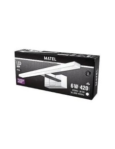 Aplique LED Espejo Cromado 8W 400MM IP44 Matel - 1 2