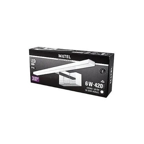 Aplique LED Espejo Cromado 8W 400MM IP44 Matel - 2