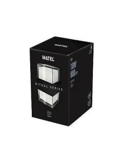 Aplique de Pared Exterior LED 10W IP54 Luxe Cuadrado Matel - 1 2