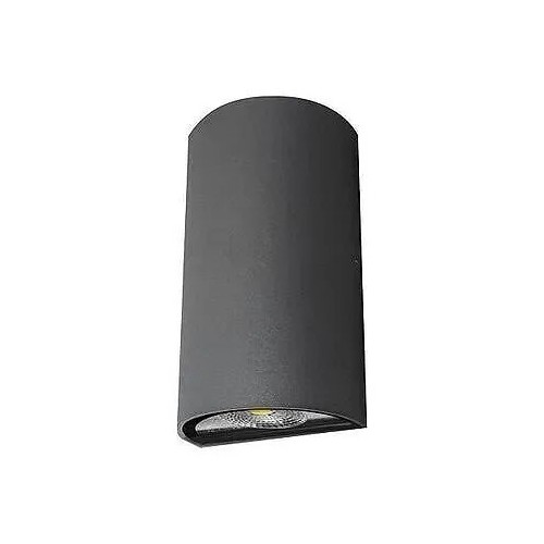 Aplique de Pared Exterior LED Semicircular Luxe Matel IP54 6W - 1 Aplique de Pared Exterior LED Semicircular Luxe Matel IP54 6W - 1