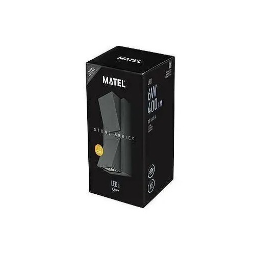 Aplique de Pared Exterior LED Trapecio Luxe Gris Matel IP54 6W - 2 Aplique de Pared Exterior LED Trapecio Luxe Gris Matel IP54 6W - 2